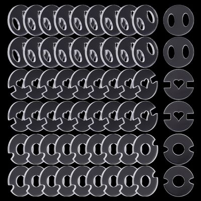 CRAFTYMELODY 60 Pcs Pom Pom Buttons for Hats