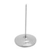 Stainless Steel Receipt Holder, 1 Piece, with Heavy Silver Base view 1