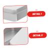 ABOOFAN Metal Dice Organizer Set with Foam Insert view 3