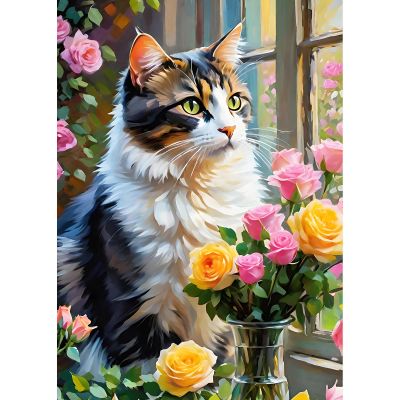 DPHERO DIY Calico Cat Diamond Painting Kit