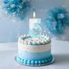 DazzJoy Frozen Birthday Candle Number 5 view 4