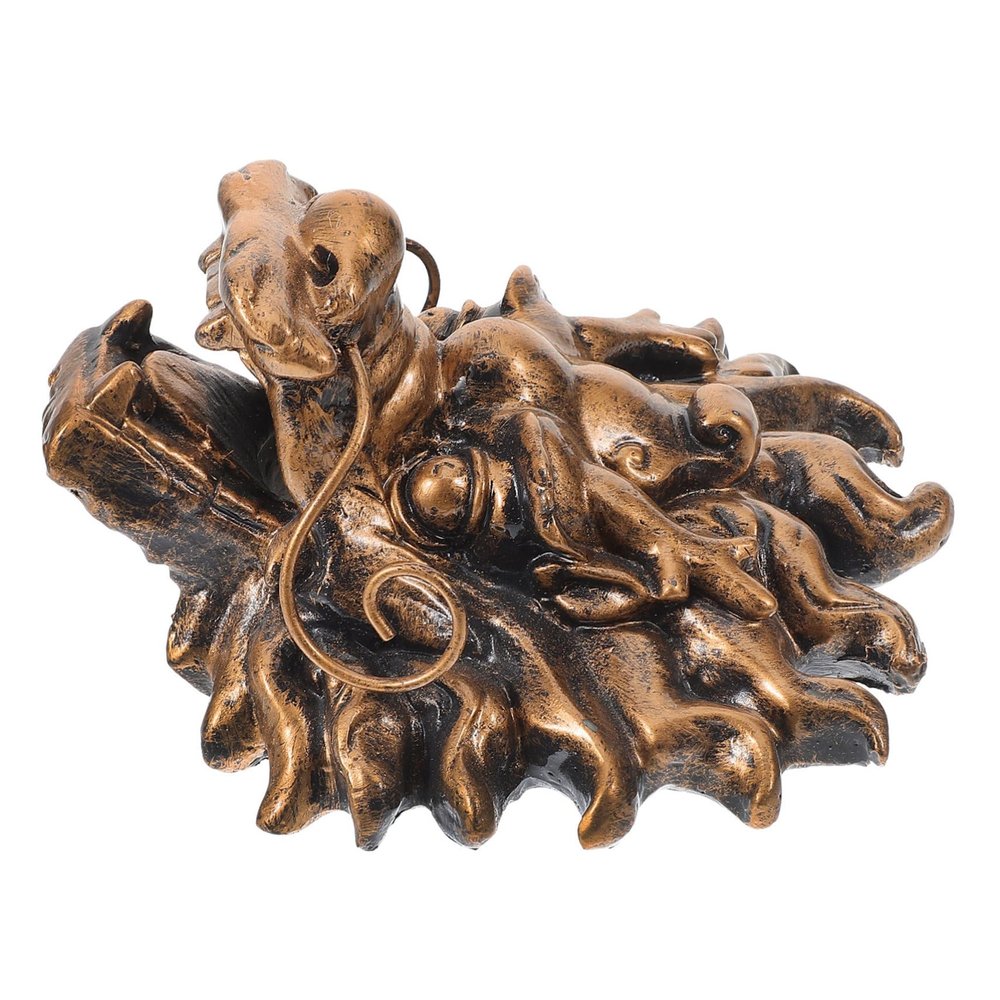 Resin Dragon Wall Fountain, Brown, 1 Pc.
