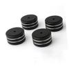 Anti-Vibration Furniture Glides, 4-Piece Set, Aluminum Alloy, Black view 4