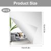 8 Pack Self-Adhesive Mirrors, 15 x 15 cm view 2