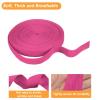 Sourcing Map Cotton Twill Tape, 1 in x 24 yd, Herringbone Webbing Roll, Rose Red view 4
