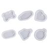Handcrafted Round Bone Heart Oval Mold view 1