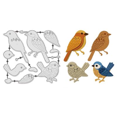 UNICRAFTALE 14-Piece Bird Cutting Dies