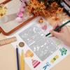 UNICRAFTALE Metal Craft Stencils for Wood Burning & Painting view 2