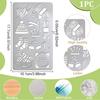 UNICRAFTALE Metal Craft Stencils for Wood Burning & Painting view 3