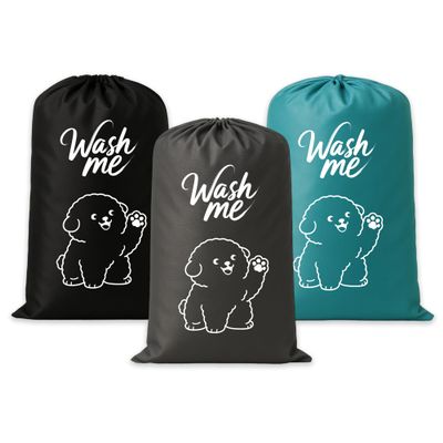 3-Pack Travel Laundry Bags