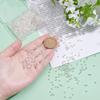 UNICRAFTALE 1000pcs Round Crimp Beads Silver Rondelle Spacers view 2