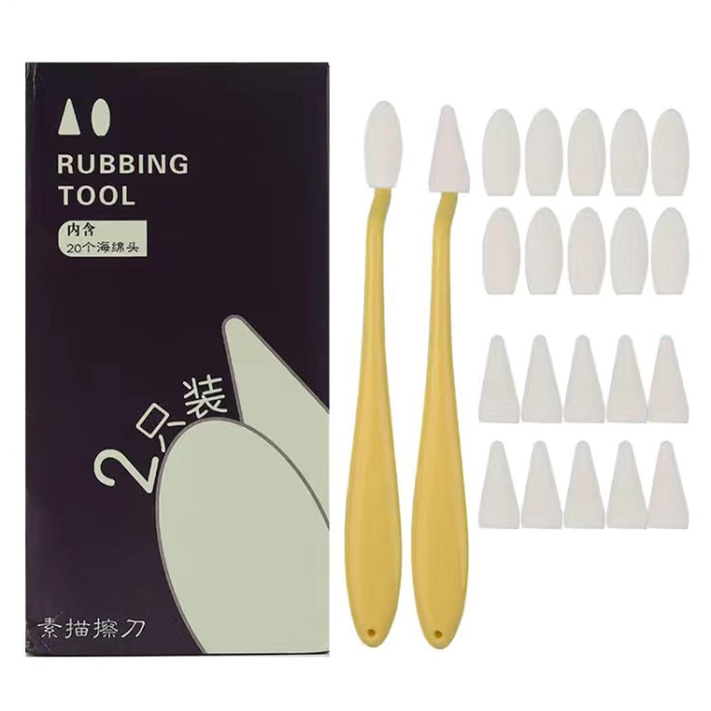 Sketch Wiper Set with 20 Sponge Heads