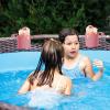 Jubilofex Floating Pool Drink Holder with Cup Tray view 3