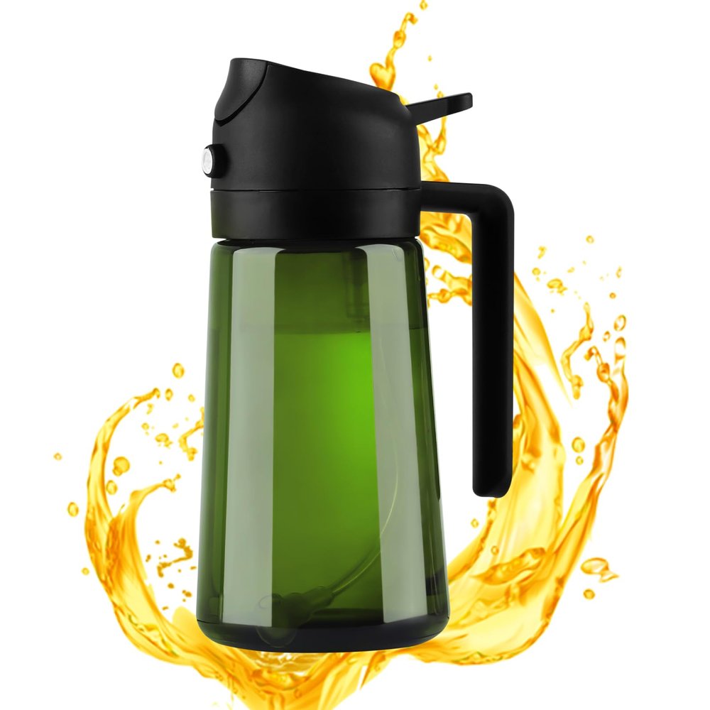 2-in-1 Oil Sprayer and Dispenser, 470ML