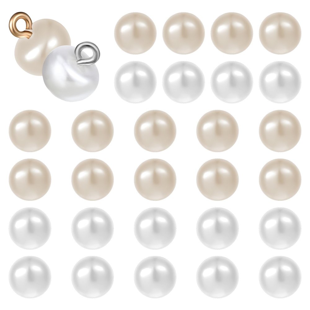 ZEYIYER Pearl Buttons 30 pcs