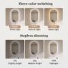 Oval LED Bathroom Mirror, 3 Dimmable Colors, Anti-Fog, Touch Switch, 120 cm view 4