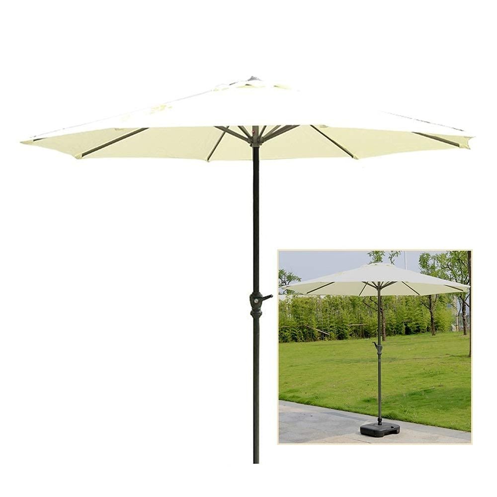 9-Ft Patio Umbrella with Crank, Green