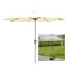 9-Ft Patio Umbrella with Crank, Green view 1