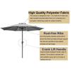 9-Ft Patio Umbrella with Crank, Green view 3