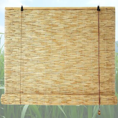 Bamboo Roller Shade for Outdoor Use