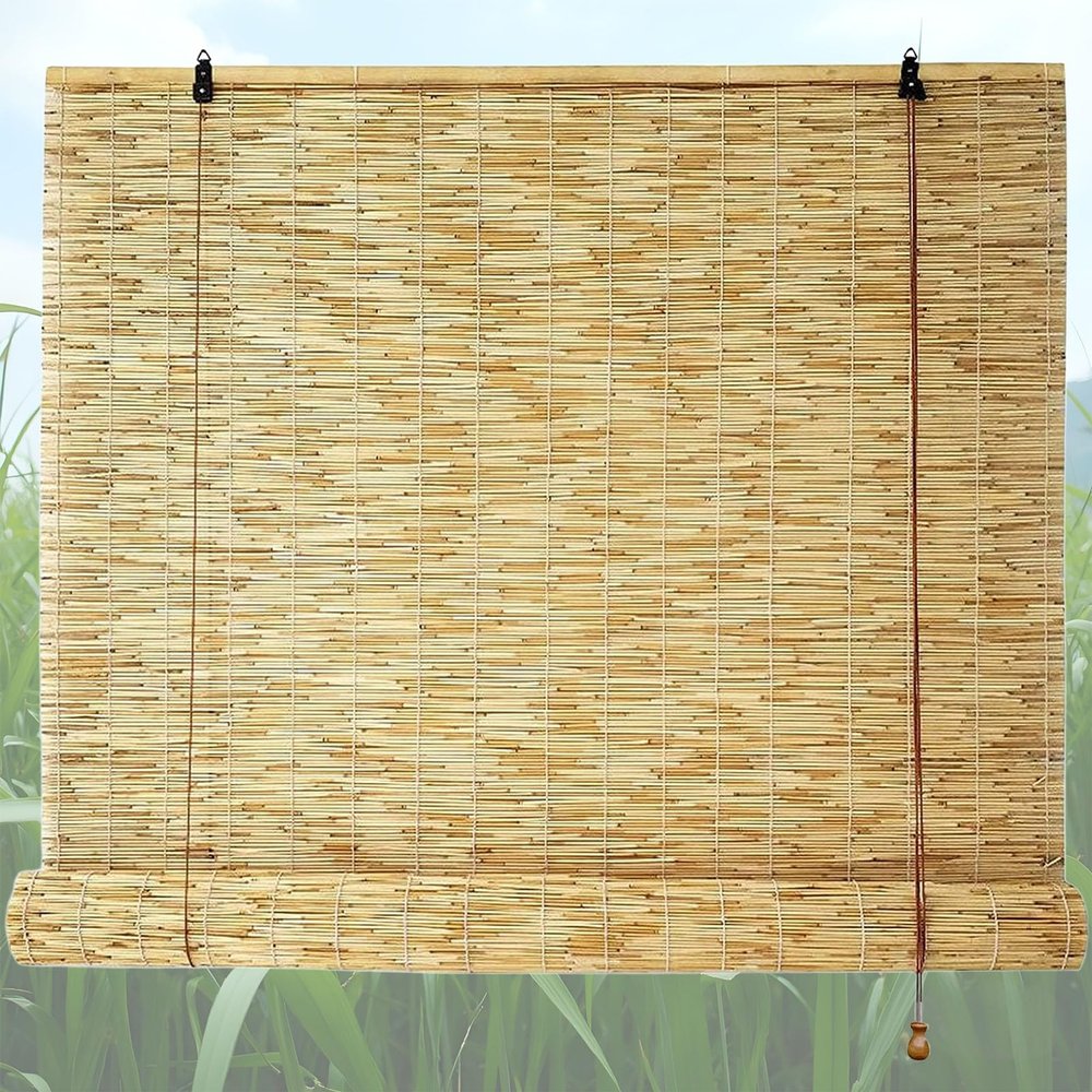 Bamboo Roller Shade for Outdoor Use