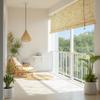Bamboo Roller Shade for Outdoor Use view 2