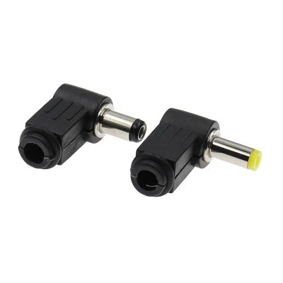 DC 90-Degree Angle Connector, 5.5 x 2.1 mm, 10 Pieces (2.5 x 0.7 mm)