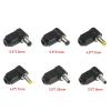 DC 90-Degree Angle Connector, 5.5 x 2.1 mm, 10 Pieces (2.5 x 0.7 mm) view 3