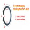 Rubber V-Belt, 13 mm x 8 mm, Type AV, 2,540 mm view 3