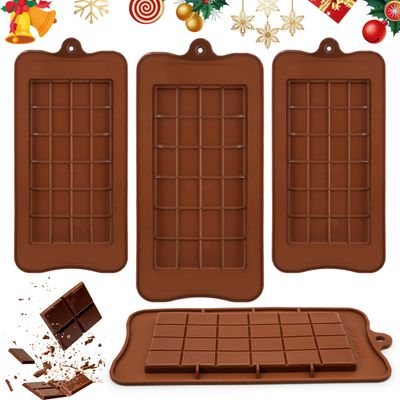 4-Pack Silicone Chocolate Molds