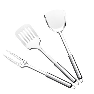 Stainless Steel Spatula Set, 3 Pieces