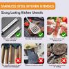 Stainless Steel Spatula Set, 3 Pieces view 2