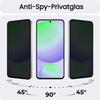 BTH Tempered Glass Screen Protector for Samsung Galaxy S24 FE, Privacy Anti-Spy, 9H, Case-Friendly view 4