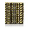 FunX Birthday Streamers 18th Birthday 3-Pack - Gold Black Party Decor view 2
