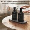 Luxspire 17 oz Glass Soap Dispenser Set, 2-Pack view 4