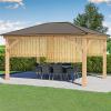 Bamboo Roller Shade with Lift Function view 3