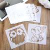 Ymapinc 12-Piece Cute Animal Painting Stencils view 3