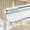Double-Track Ceiling Curtain Rail, White, 200 cm view 1
