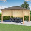 Bamboo Roller Shade with Lift Function view 3