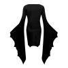 Generic Halloween Women's Costume Dress with Vampire Costume, Stethoscope, Devil and Gothic Cape, Black, M view 3