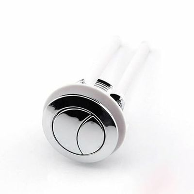 Dual-Flush Toilet Cistern Push Button, 38 mm Round Valve for Bathroom Cisterns, Water-Saving, 1 Pc.