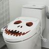 Halloween Toilet Sticker - Pumpkin Skull view 2