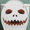 Halloween Toilet Sticker - Pumpkin Skull view 3