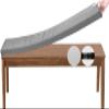 Bench Cushion, Washable Removable Garden Bench Pad, Gray, 160 x 60 x 5 cm view 1