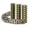 FunX Streamers 90th Birthday 3-Pack - Gold Black Party Decor view 1