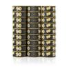 FunX Streamers 90th Birthday 3-Pack - Gold Black Party Decor view 2