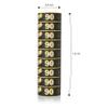 FunX Streamers 90th Birthday 3-Pack - Gold Black Party Decor view 3