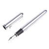 Jinhao X750 Silver Stainless Steel Fountain Pen, 18KGP M Nib view 1