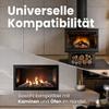 307 x 303 x 4 mm SCHOTT ROBAX Fireplace Glass, Stove Glass, Replacement Fireplace Pane, Heat-Resistant Glass up to 800°C view 4