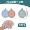 3 PCS Silicone Drain Stoppers view 2
